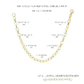 Charm Anklet with Assorted Charms - Customer's Product with price 20.00