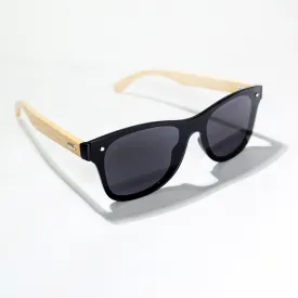 Chokore Iconic Wayfarer Sunglasses (Wood & Black)