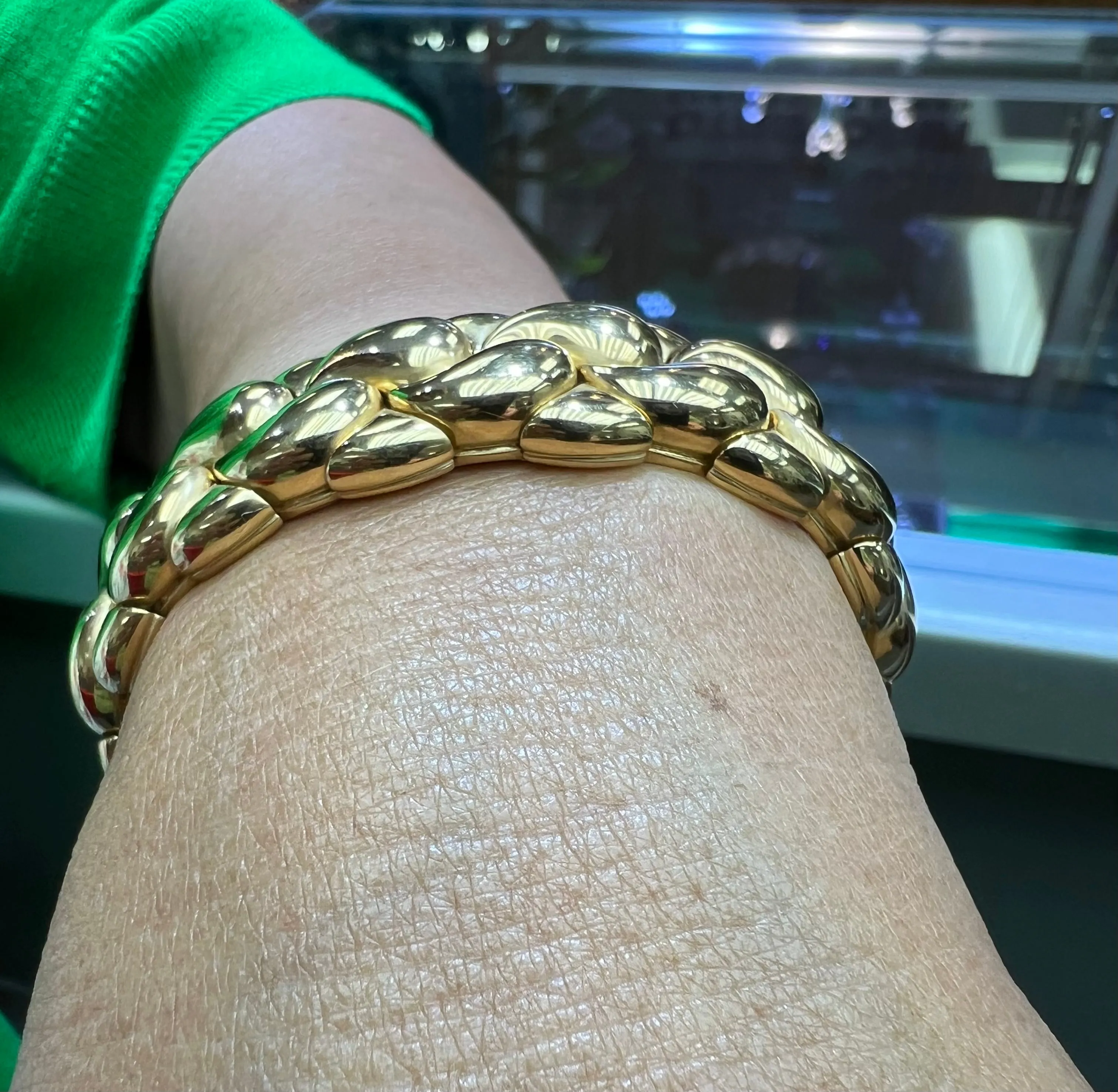 Chopard Casmir Yellow Gold Cuff Bracelet