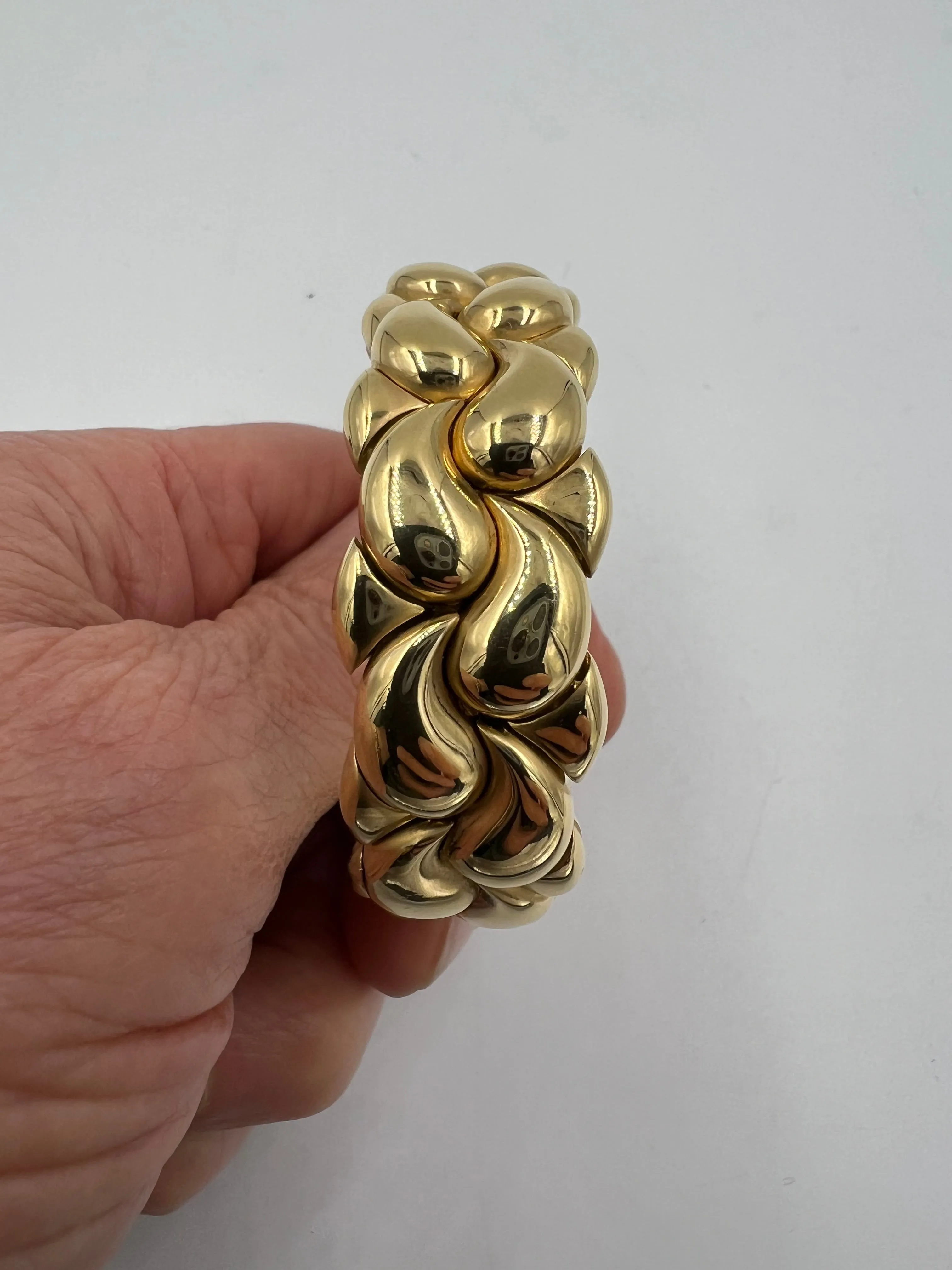 Chopard Casmir Yellow Gold Cuff Bracelet