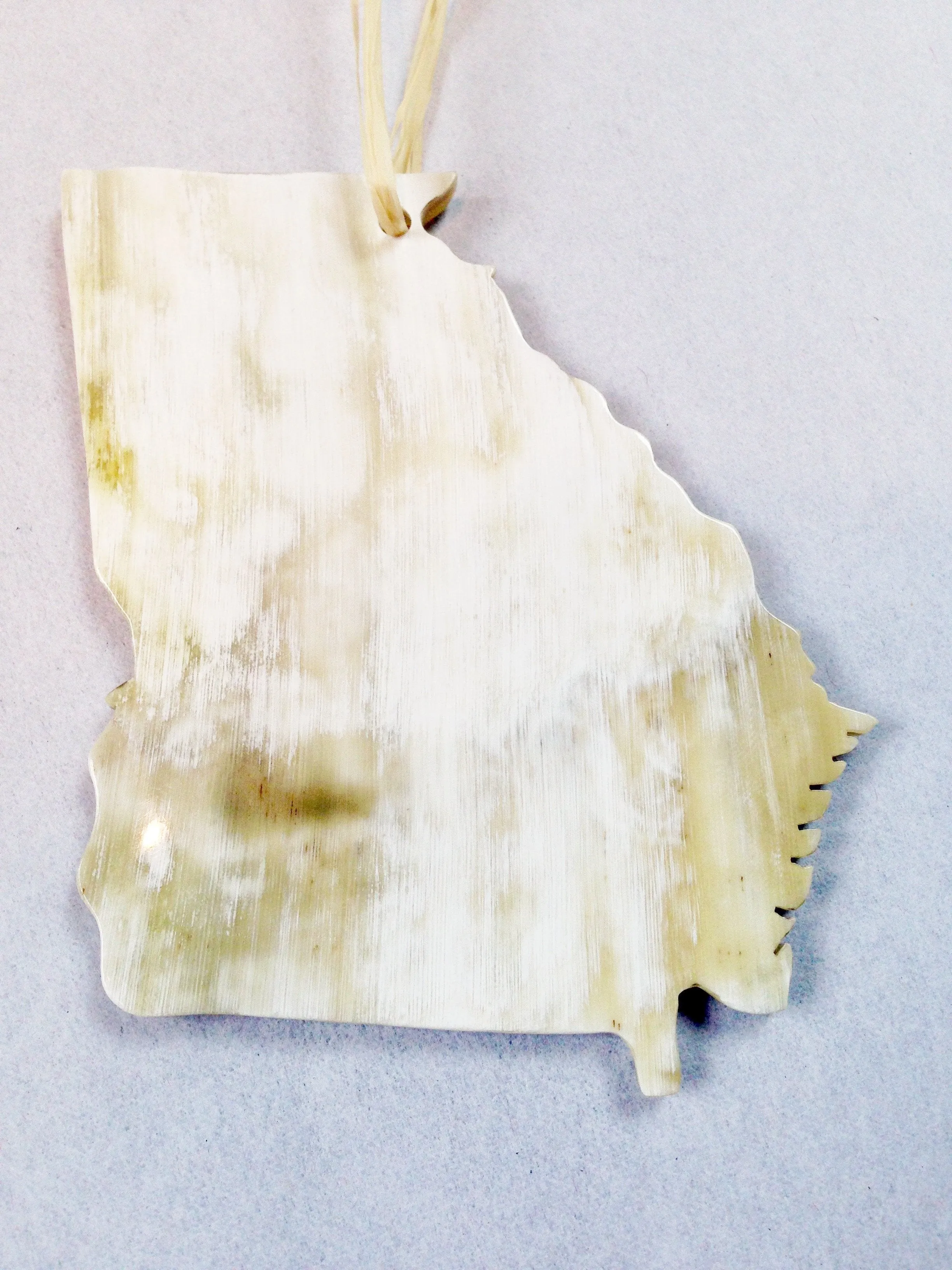 Cow Horn State Ornament