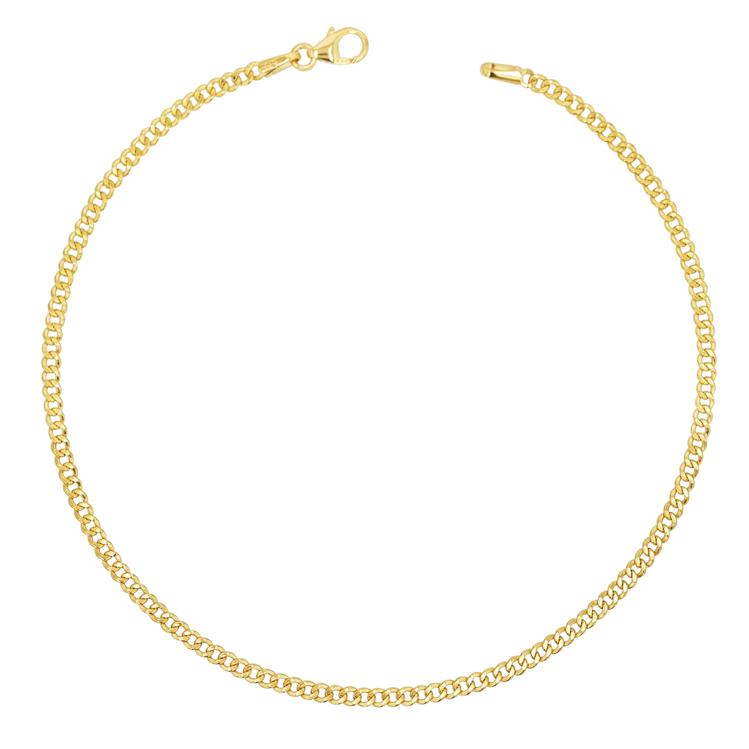 Cuban Curb Link Anklet