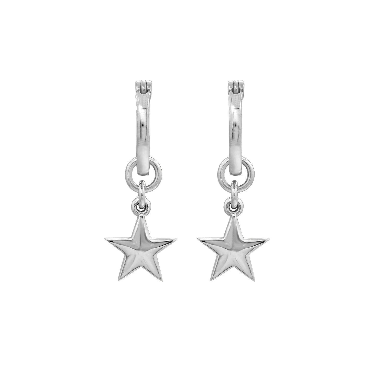 Dangle Huggie Hoop Earrings
