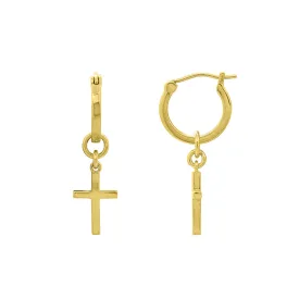Dangle Huggie Hoop Earrings