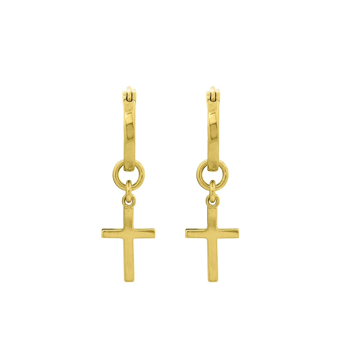 Dangle Huggie Hoop Earrings