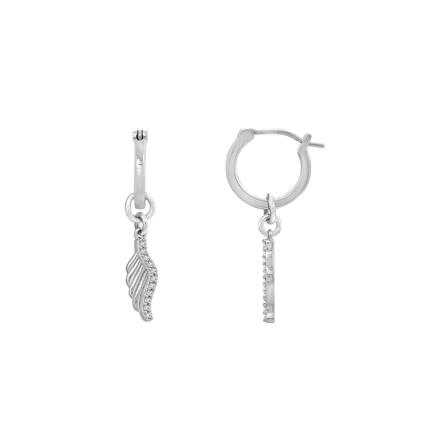Dangle Huggie Hoop Earrings