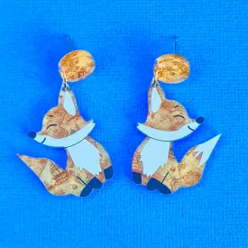 Davy Jones 🏴‍☠️ the fox 🦊 - earrings - Set of 2