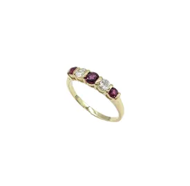 Diamond And Ruby Ring