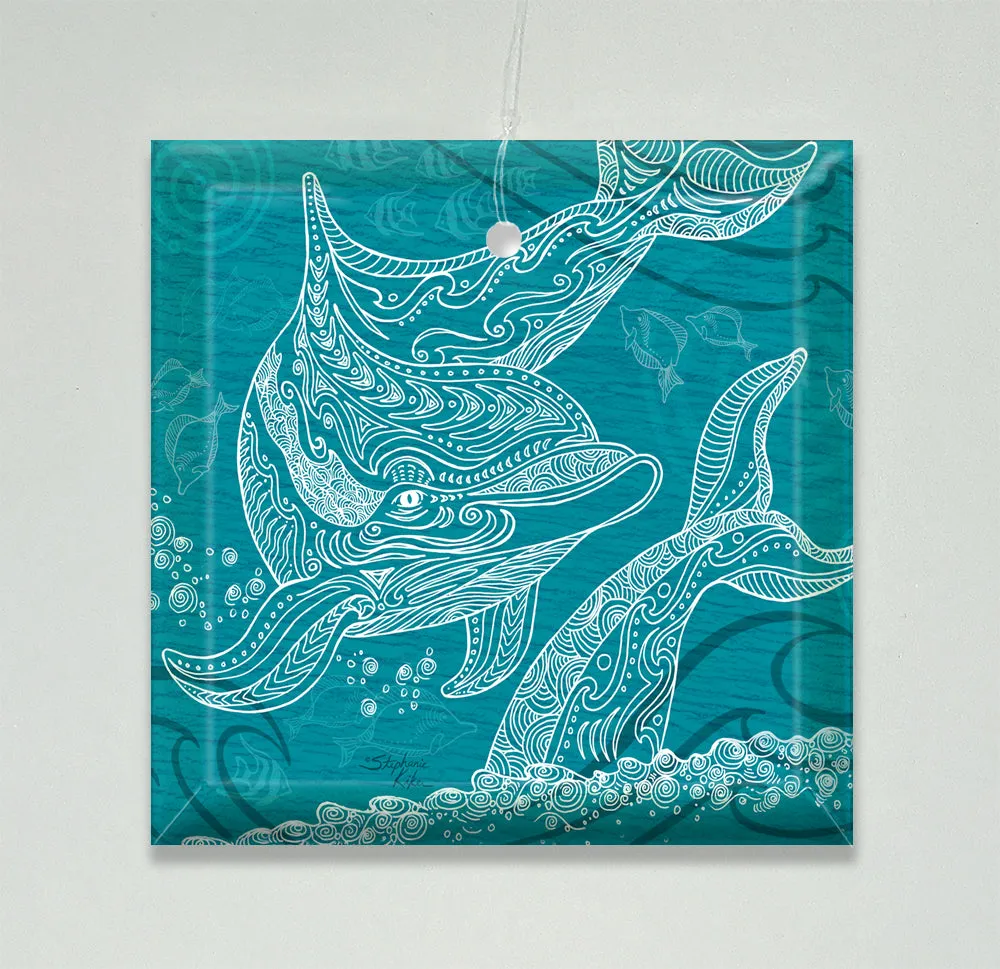 Dolphins One Color Ornament/Suncatcher