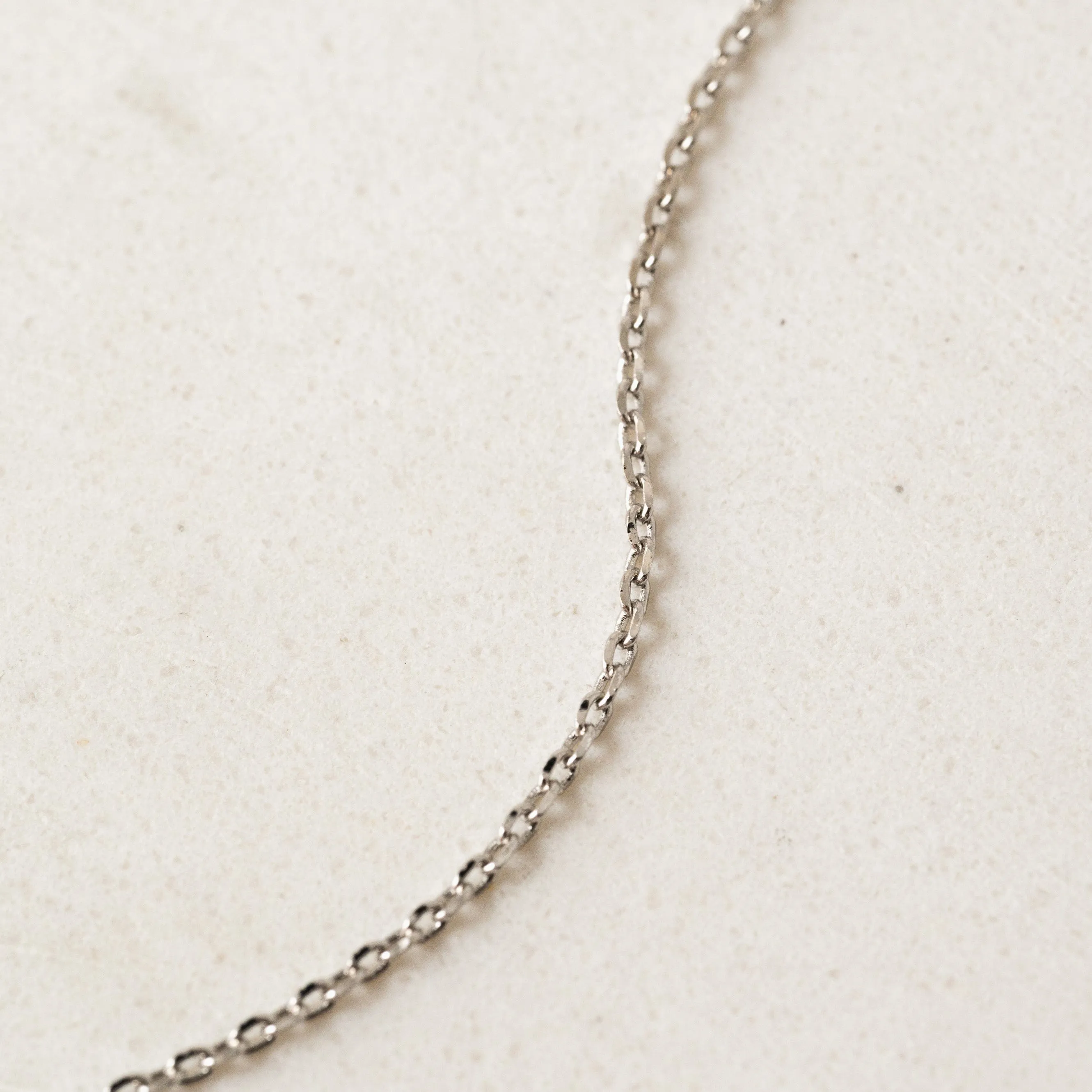 Encore Pave Necklace Silver