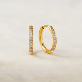 Evie Gold Hoop Earrings