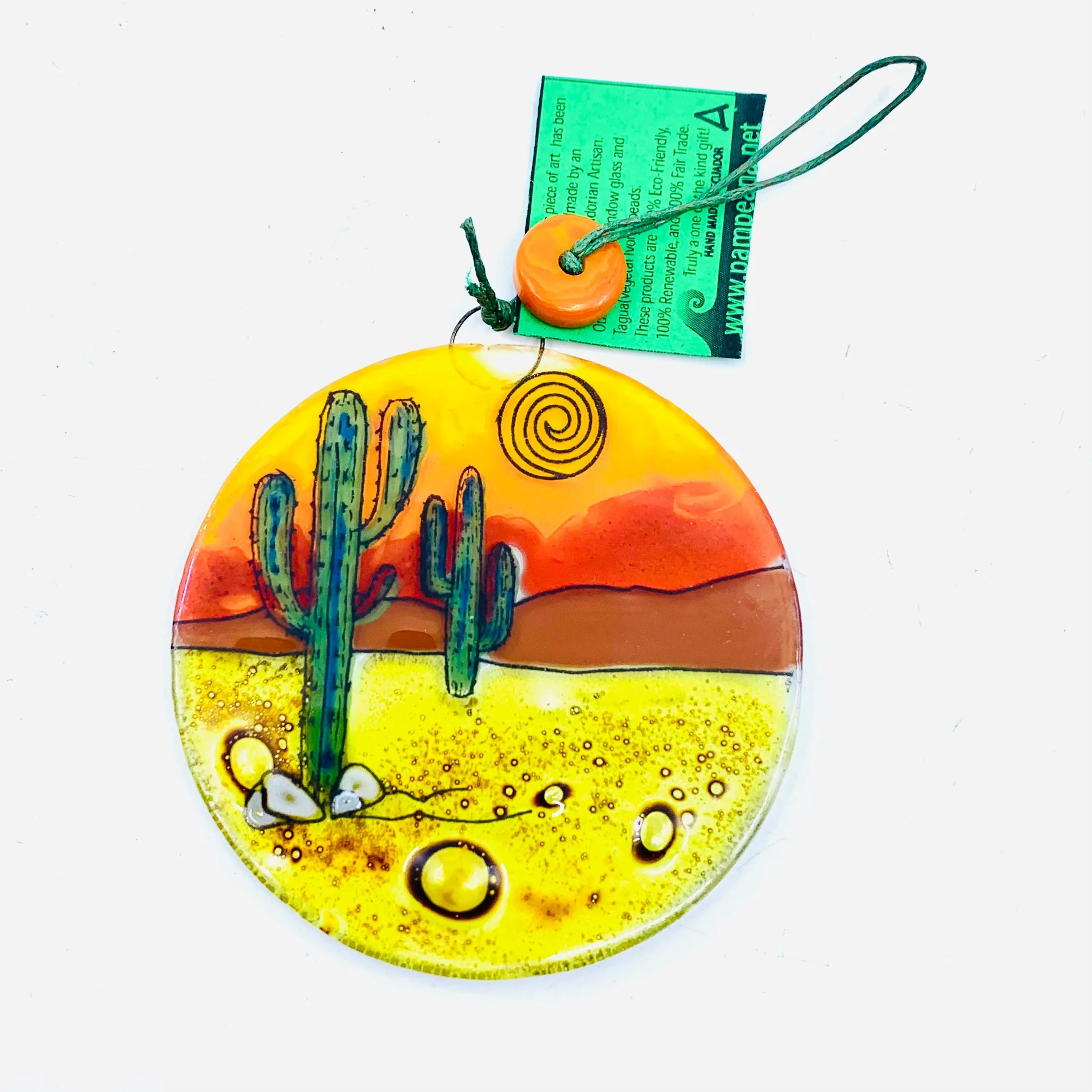 Fair Trade Ornament 107 Desert Cactus
