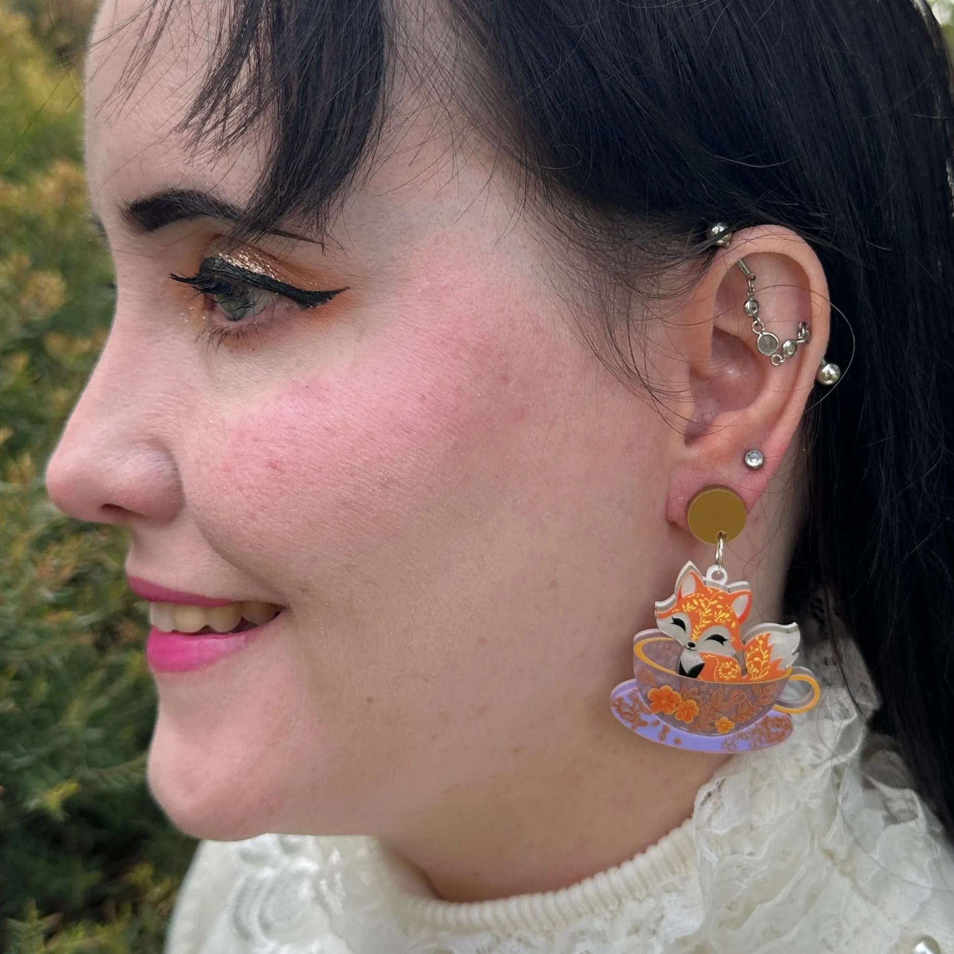Fall whisker - earrings - Set of 2
