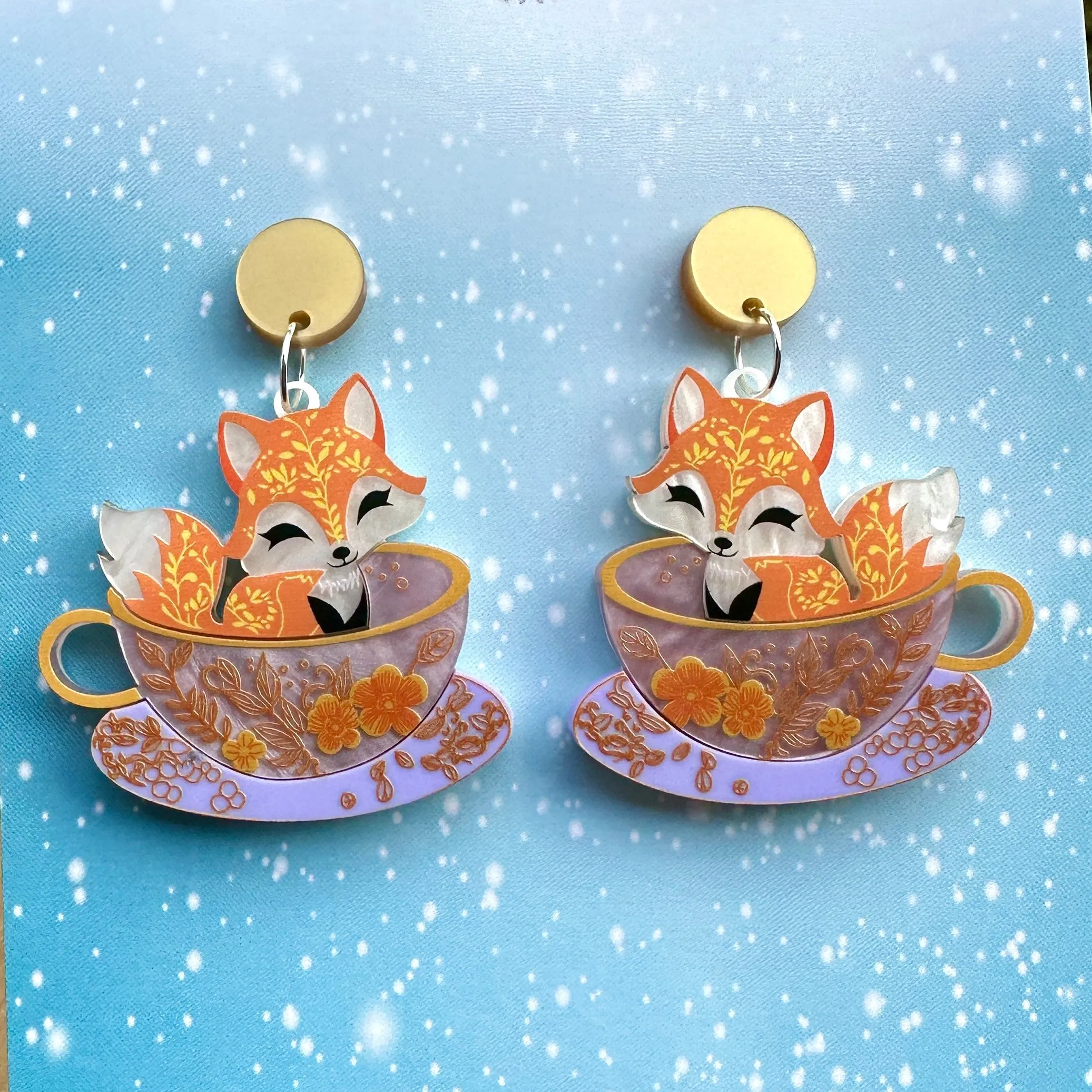 Fall whisker - earrings - Set of 2