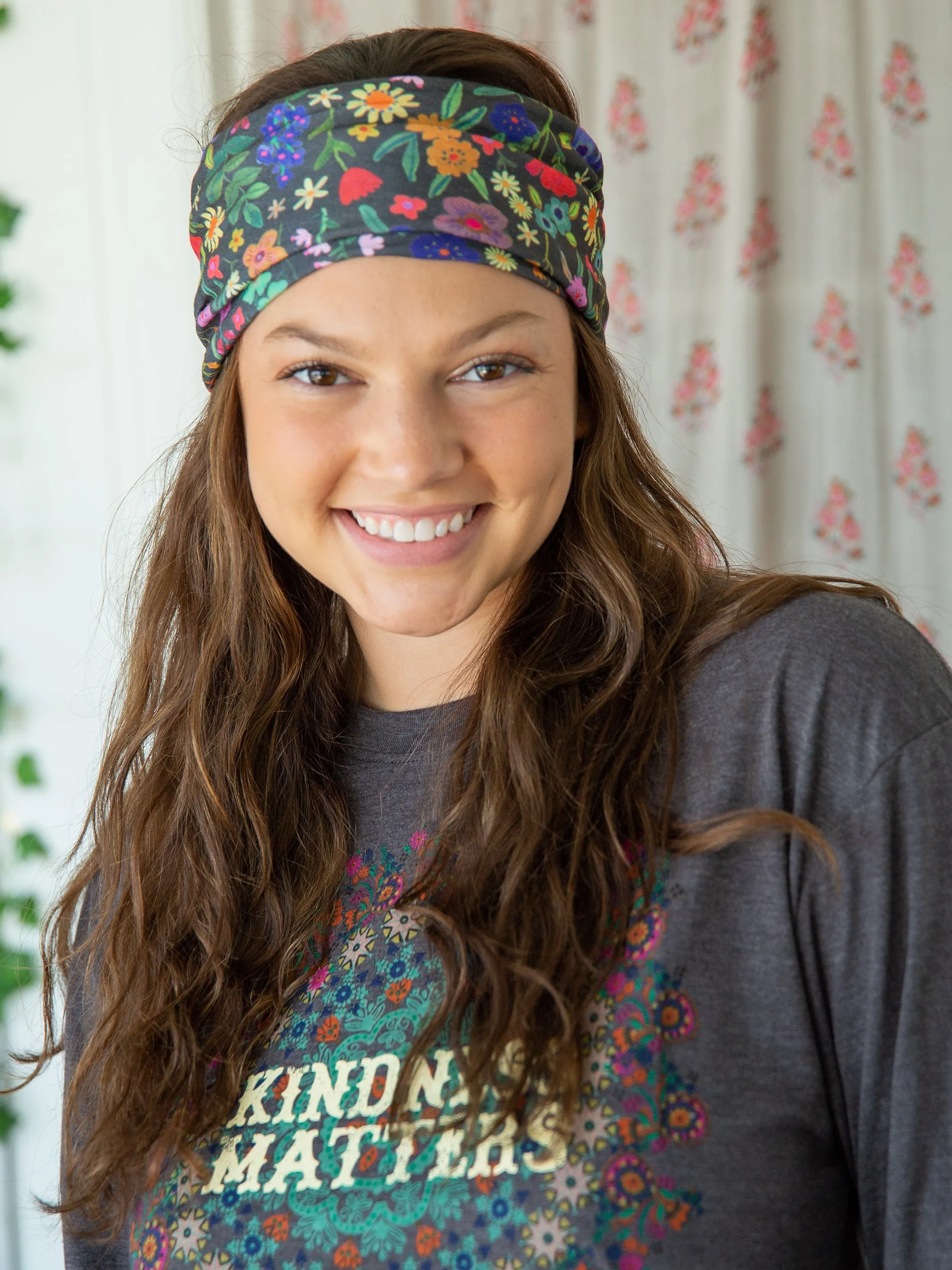 Full Boho Bandeau® Headband - Multi Wildflowers