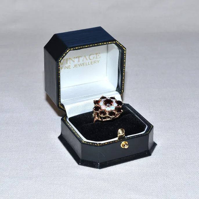 Garnet & Opal Dress Ring