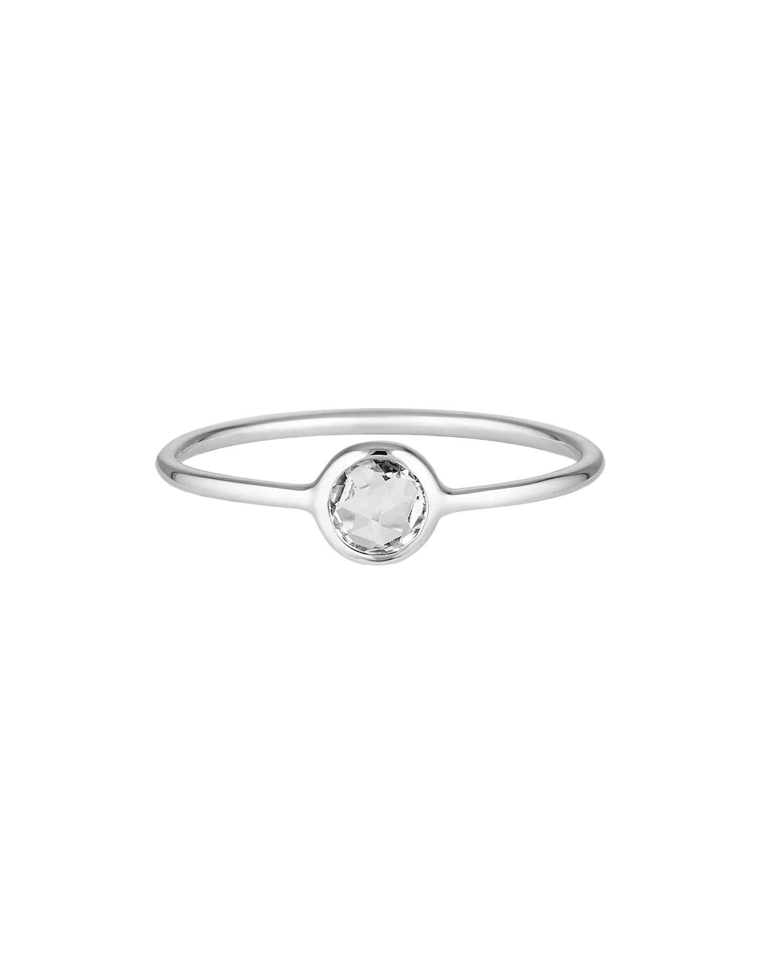 Georgini Eos Ring w/ White Topaz - Silver