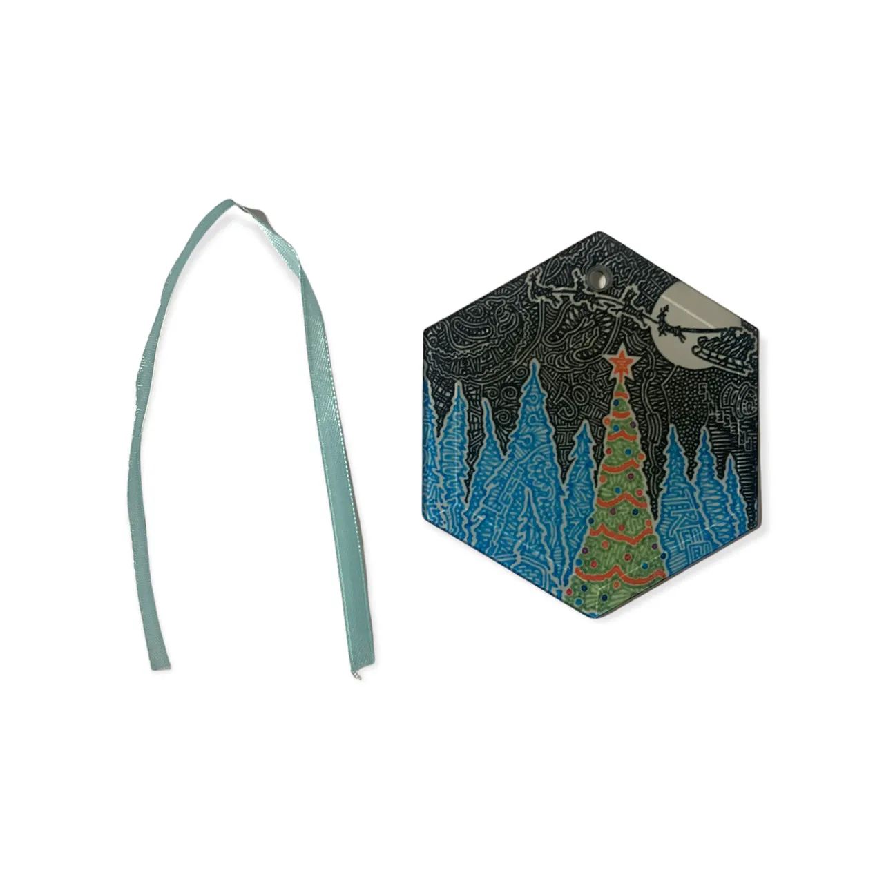 Glass Ornaments - White Christmas
