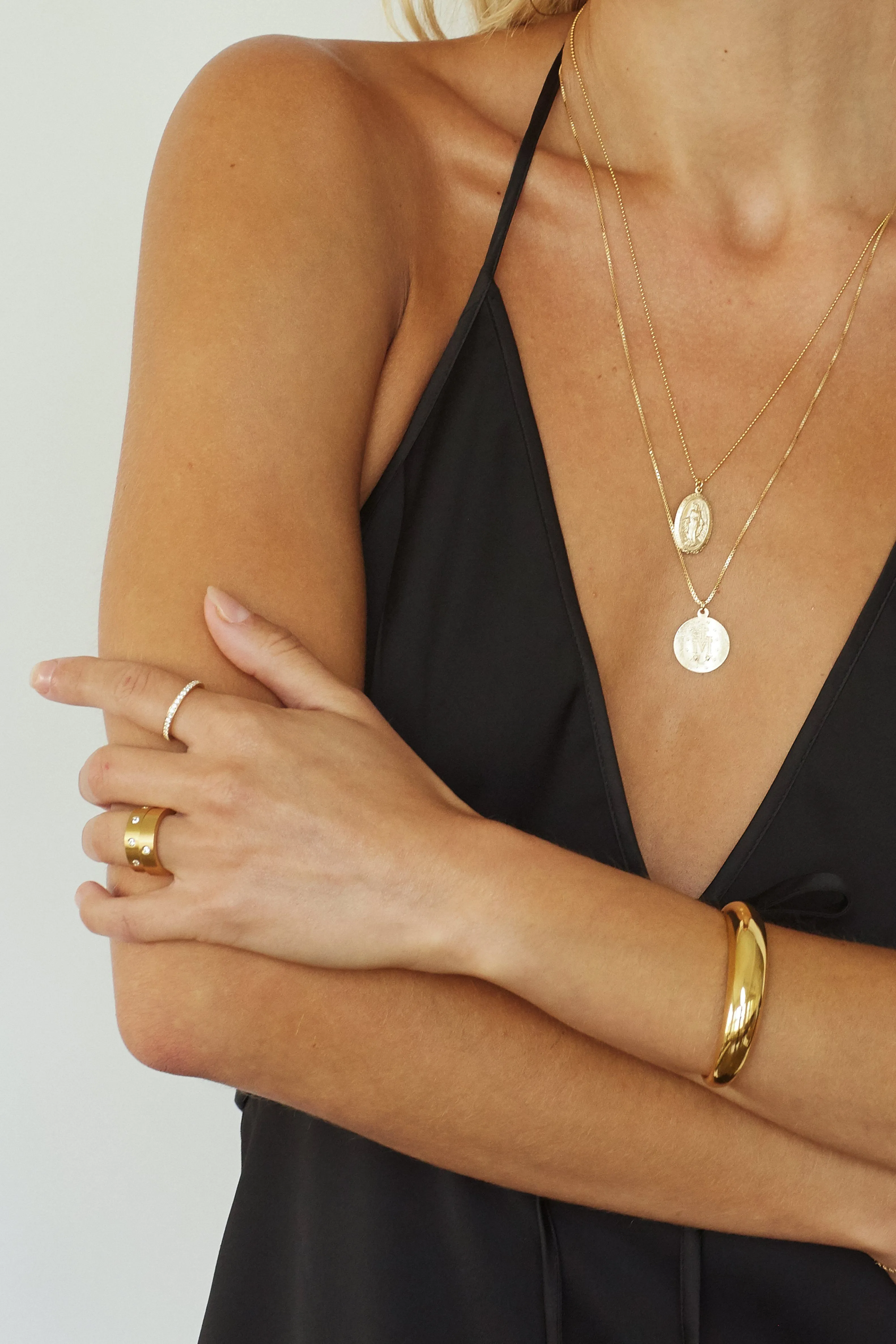 Gold Orb Cuff