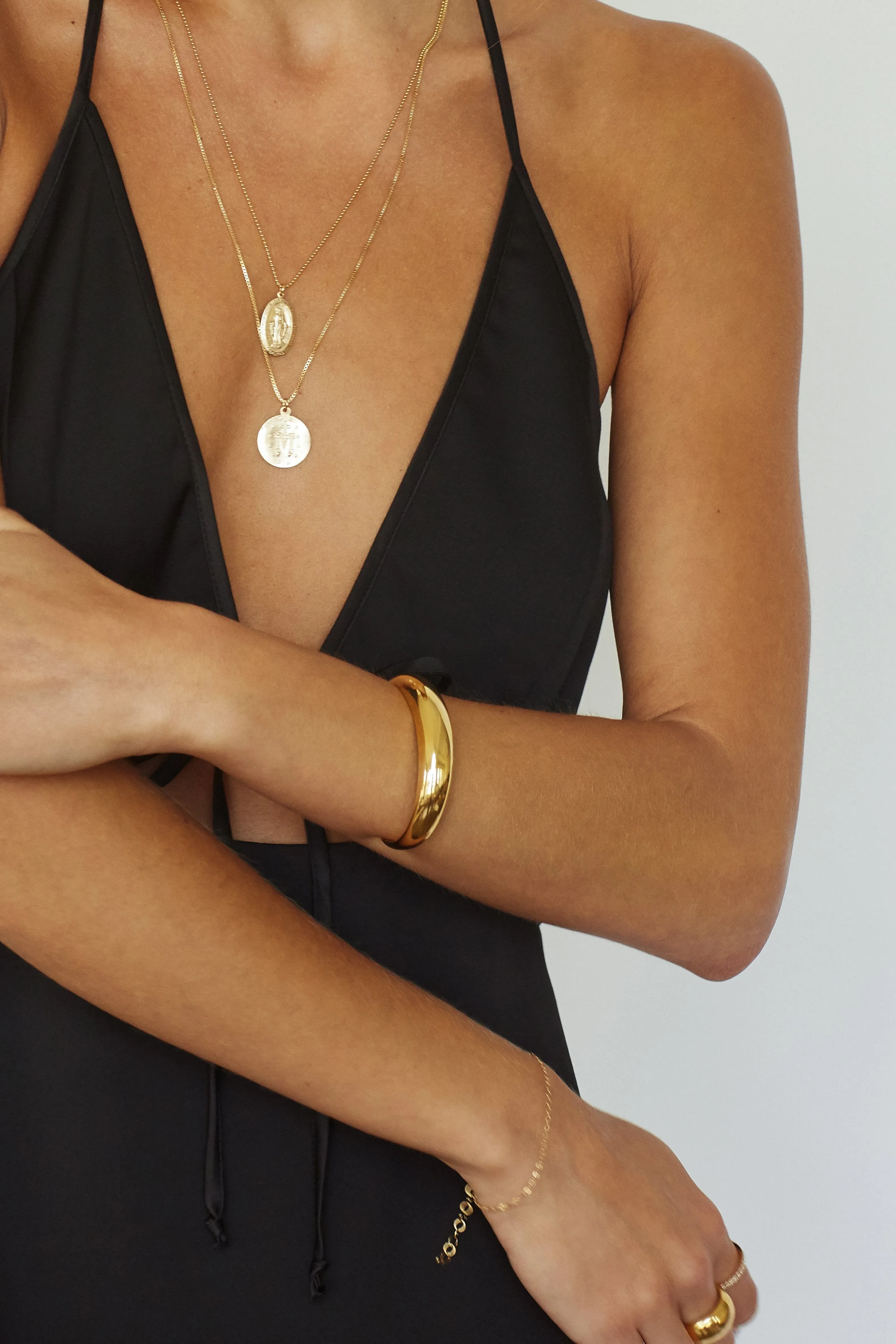 Gold Orb Cuff