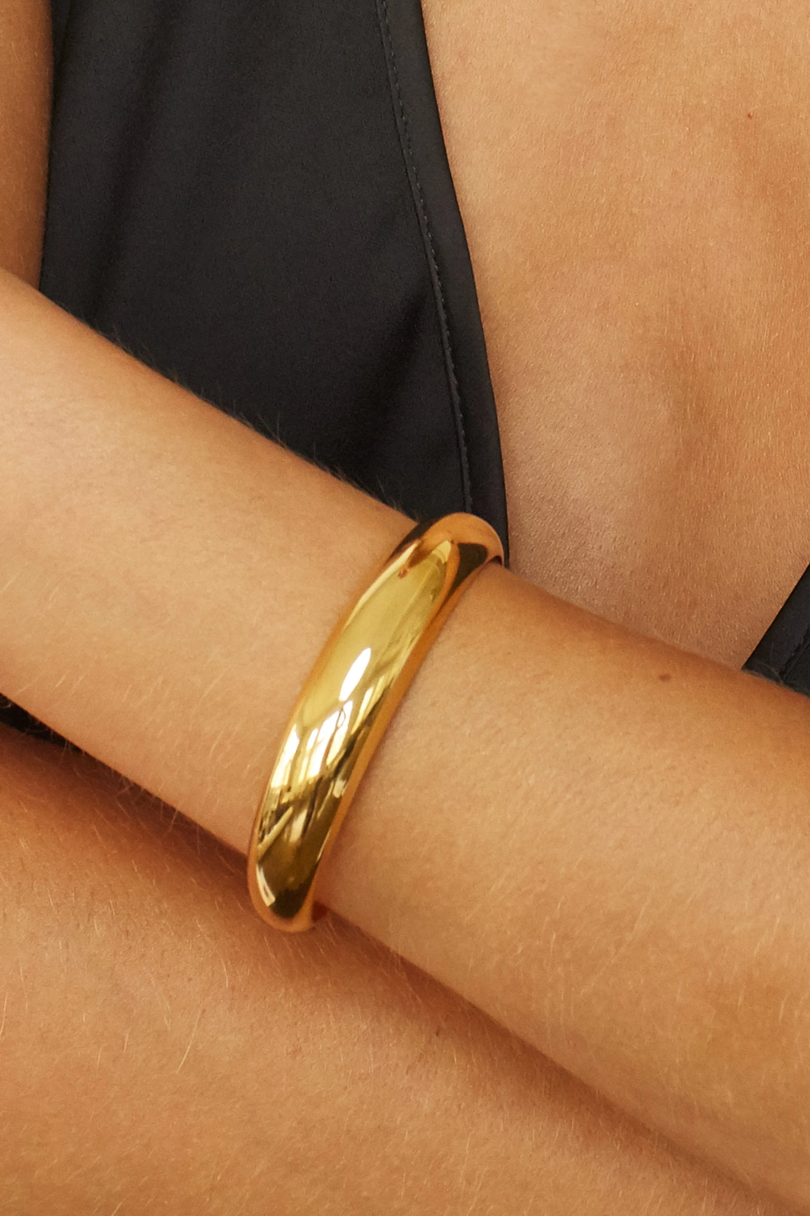 Gold Orb Cuff