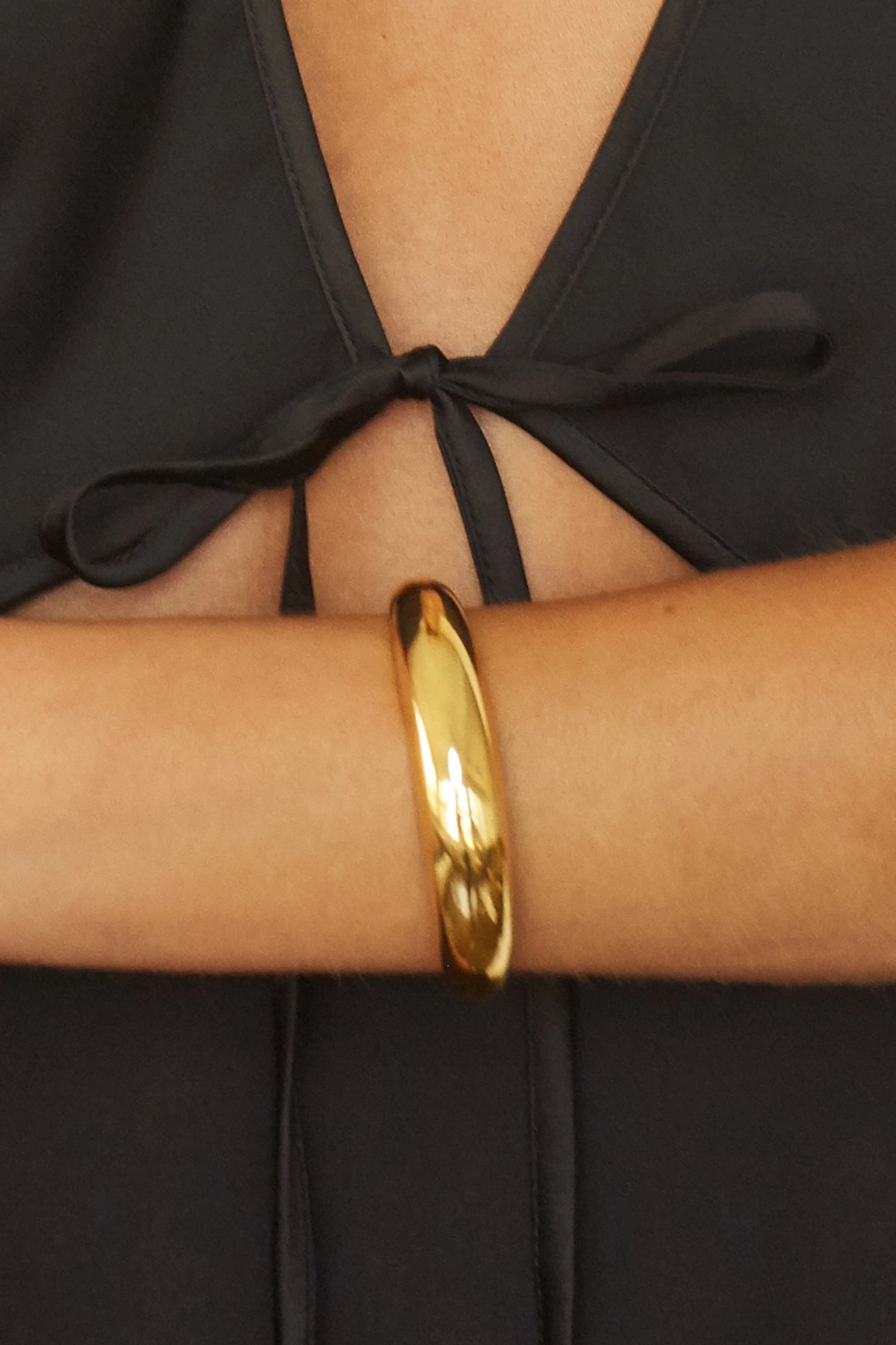 Gold Orb Cuff