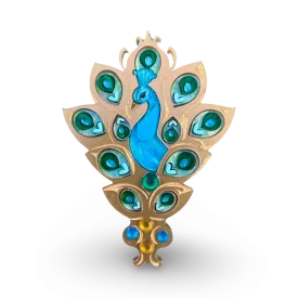 Gold Peacock 🦚- brooch