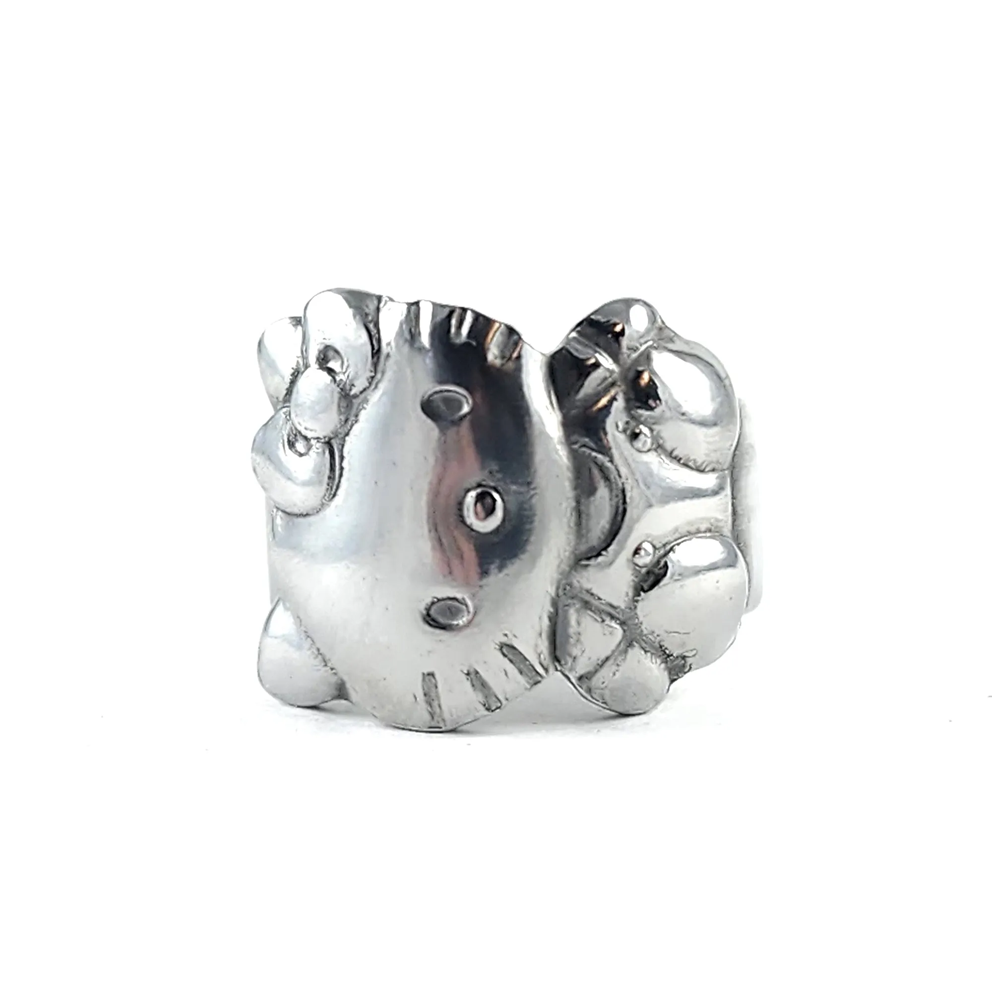 Hello Kitty Character Stainless Steel Spoon Ring