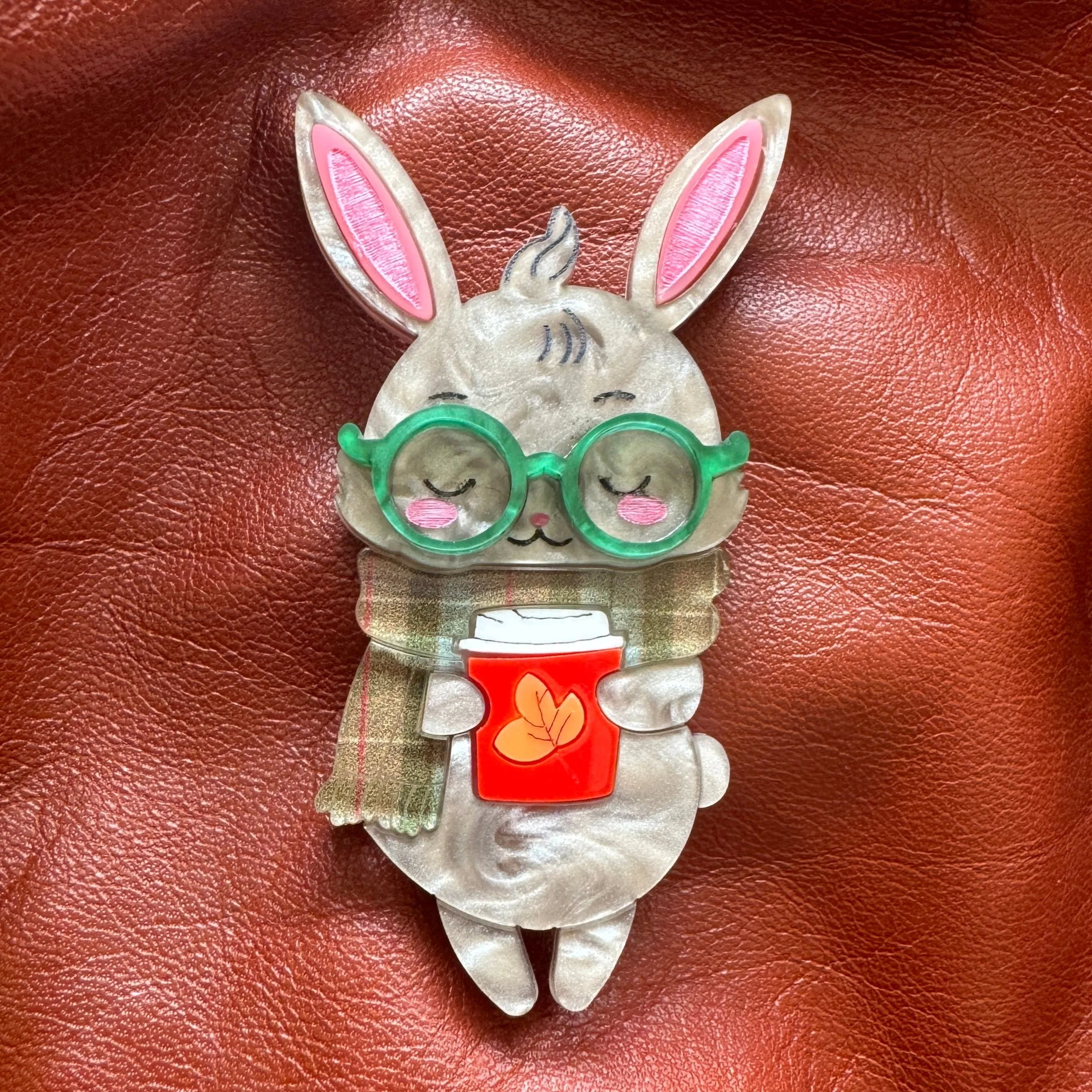 Jamie the rabbit 🐇 - Brooch