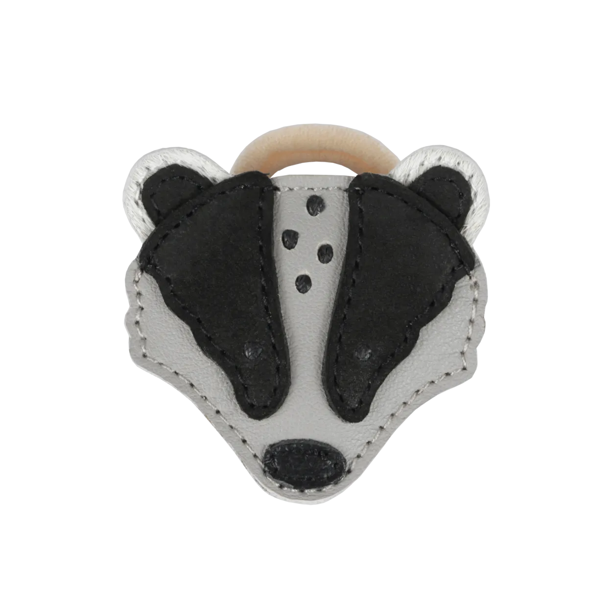Josy Exclusive Hair Tie | Badger | Light Stone Leather