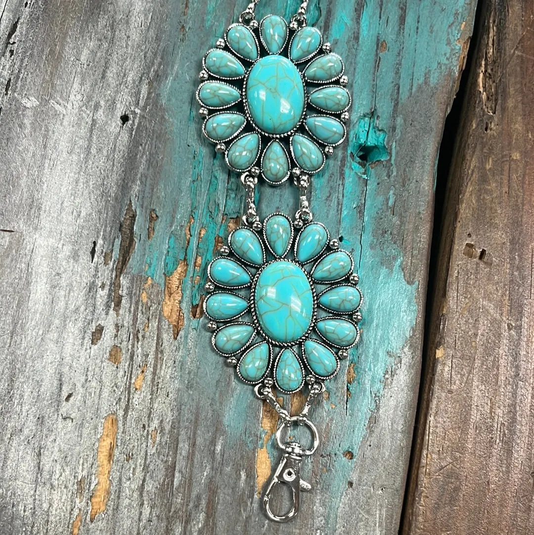 Kids Turquoise Concho Belt
