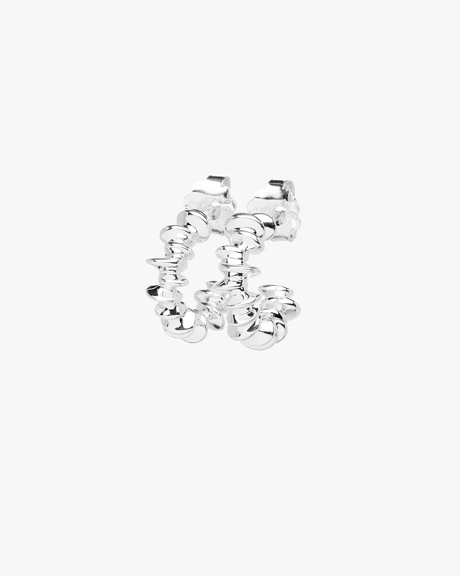Les Roches hoops silver