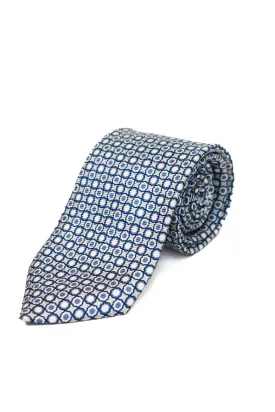 Liam John Geometric Silk Tie