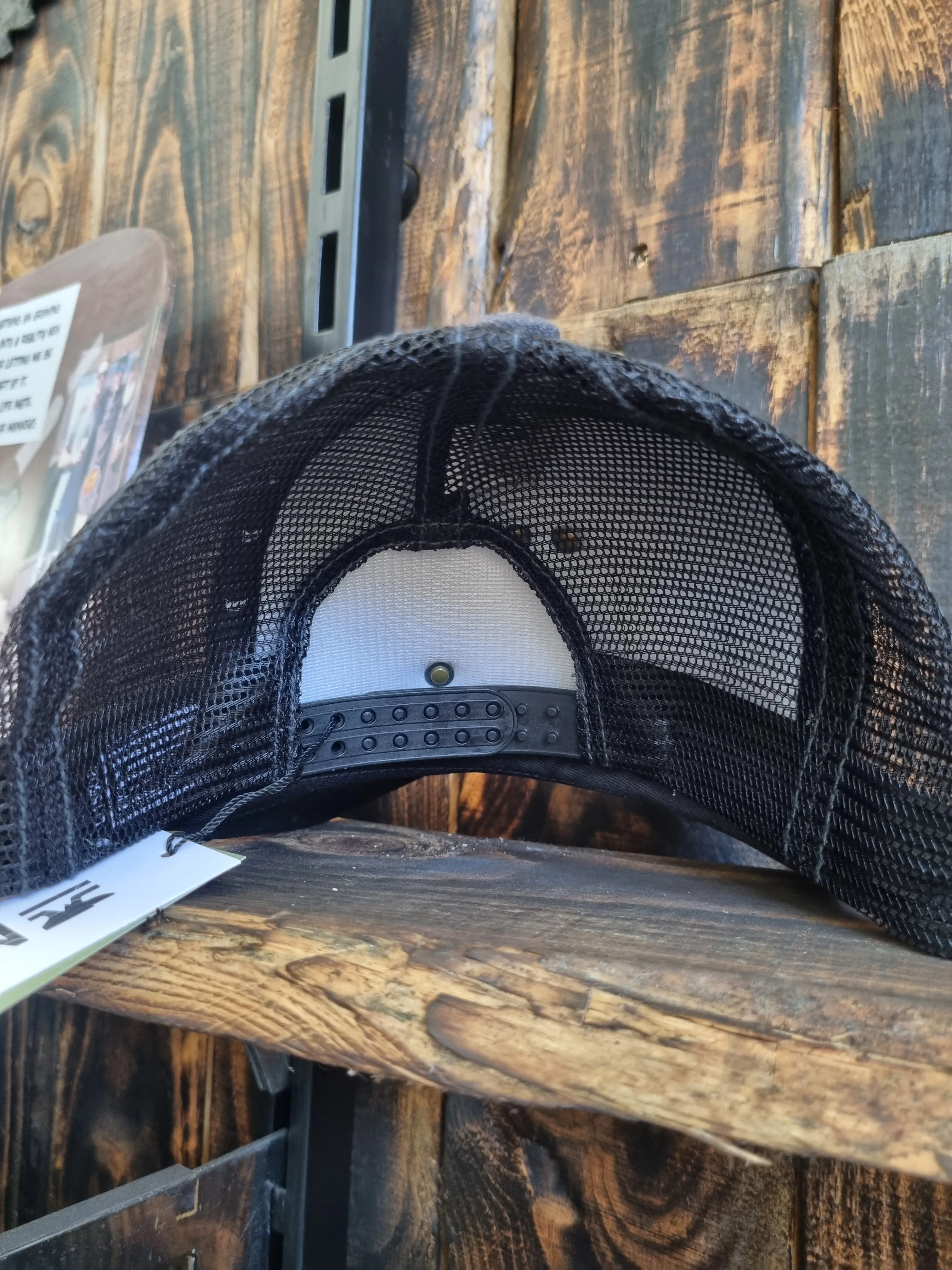 Limited Edition BBQ BOI hat with MNTN Wooden Crest Patch