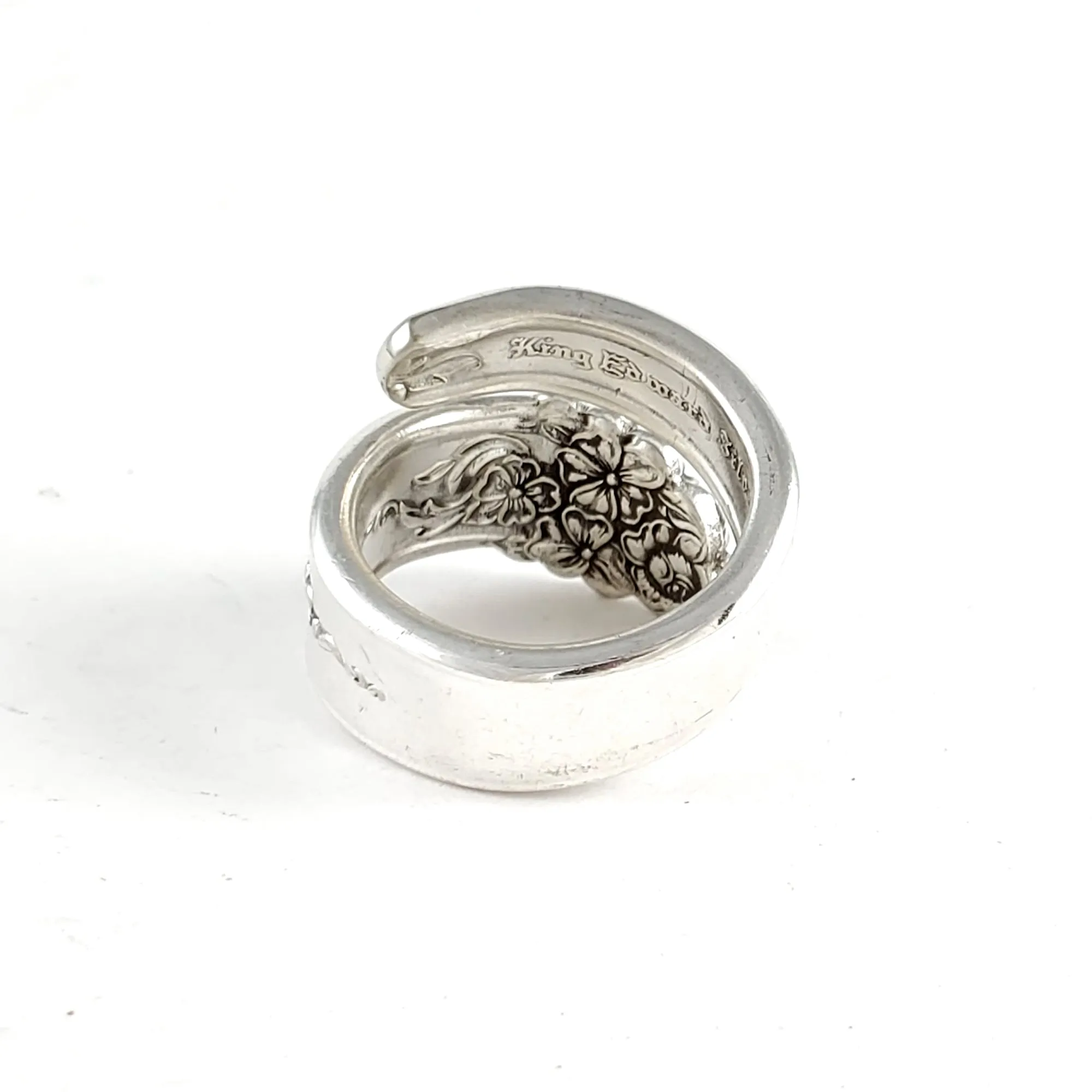 National Moss Rose Wrap Around Spoon Ring