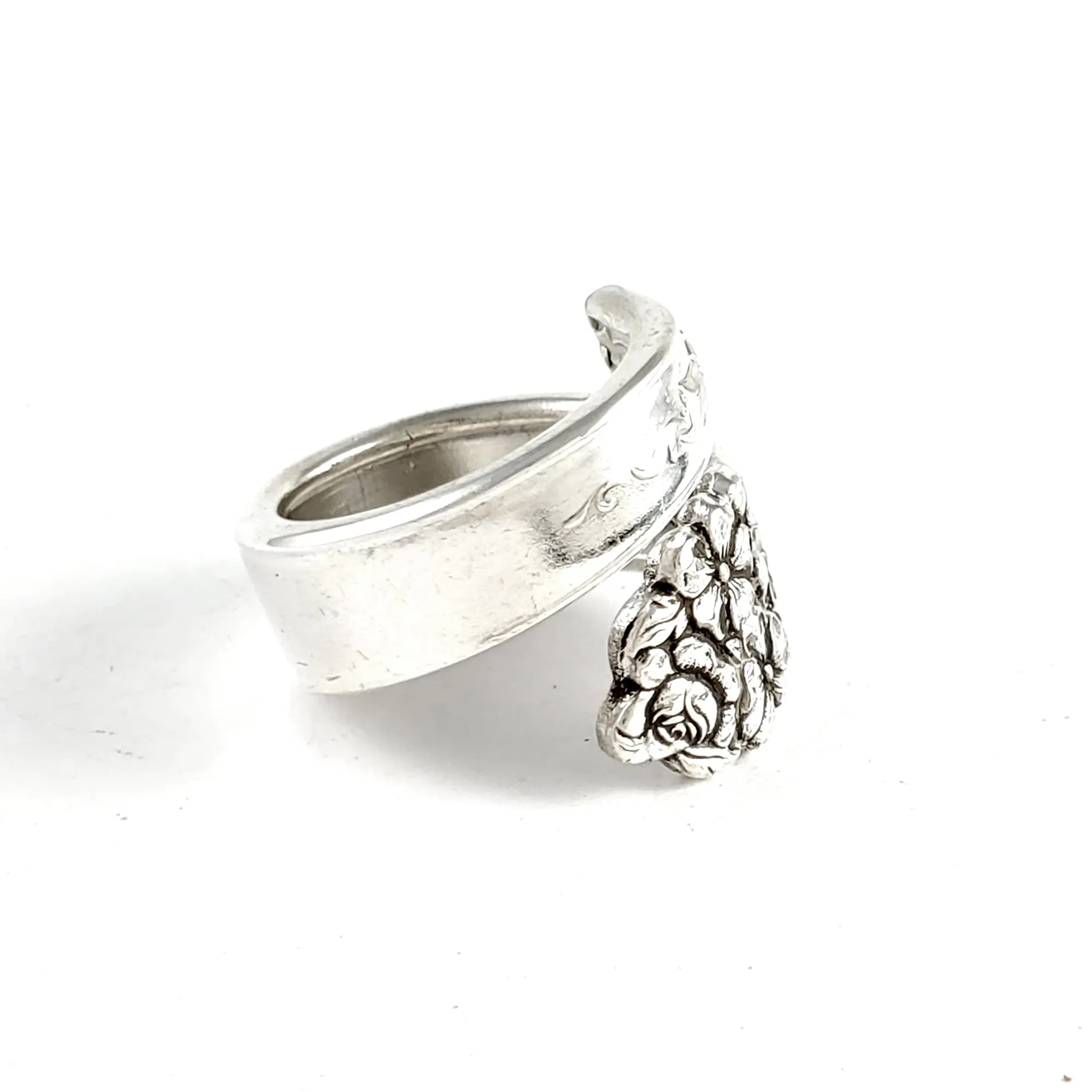 National Moss Rose Wrap Around Spoon Ring