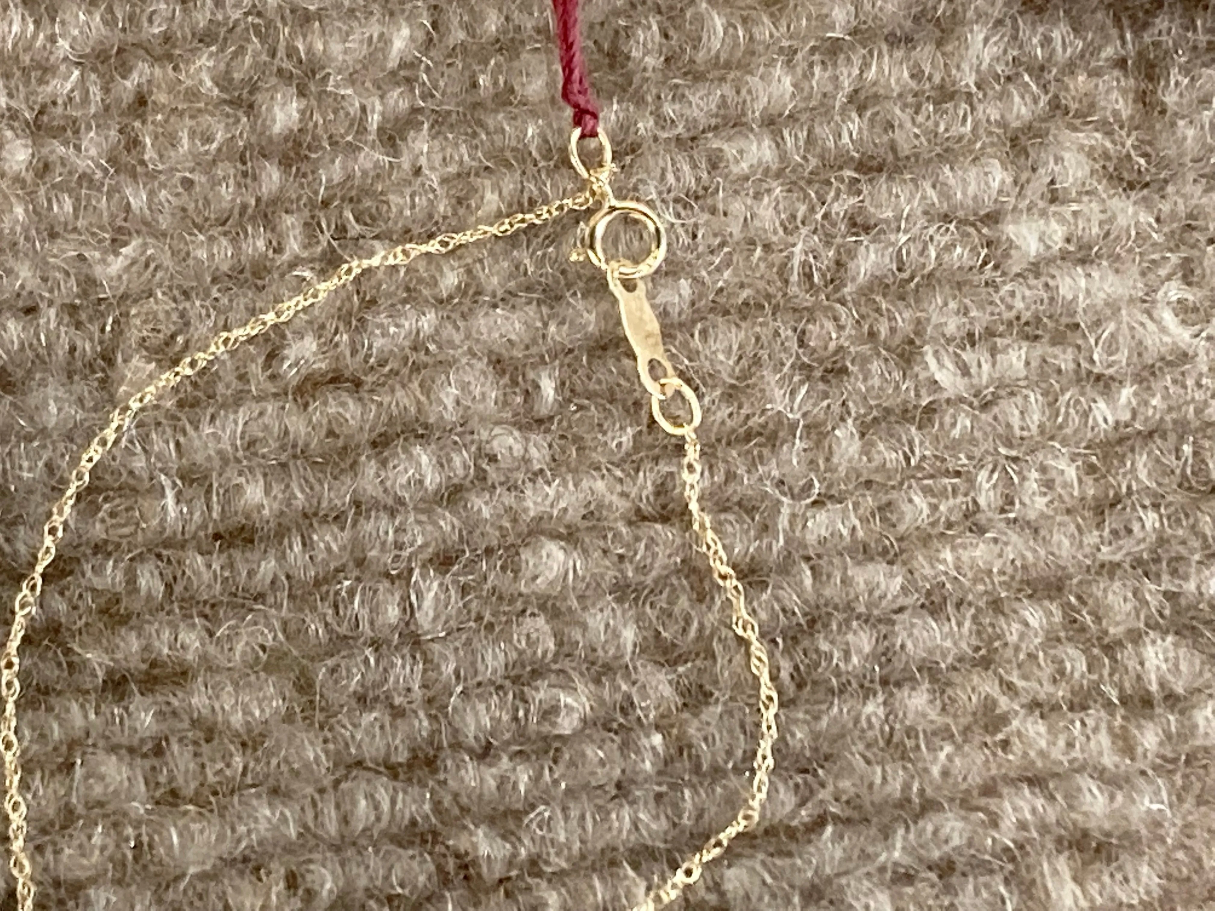Opal Gold Pendant And Chain