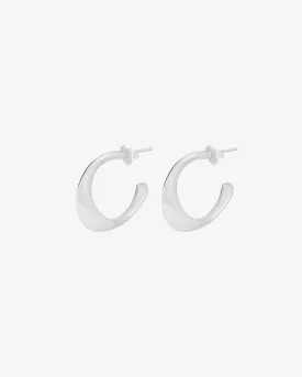 Orbit hoops silver