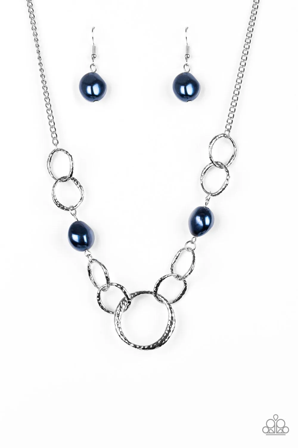 Paparazzi Accessories  - Lead Role #N110 Box 2 - Blue Necklace