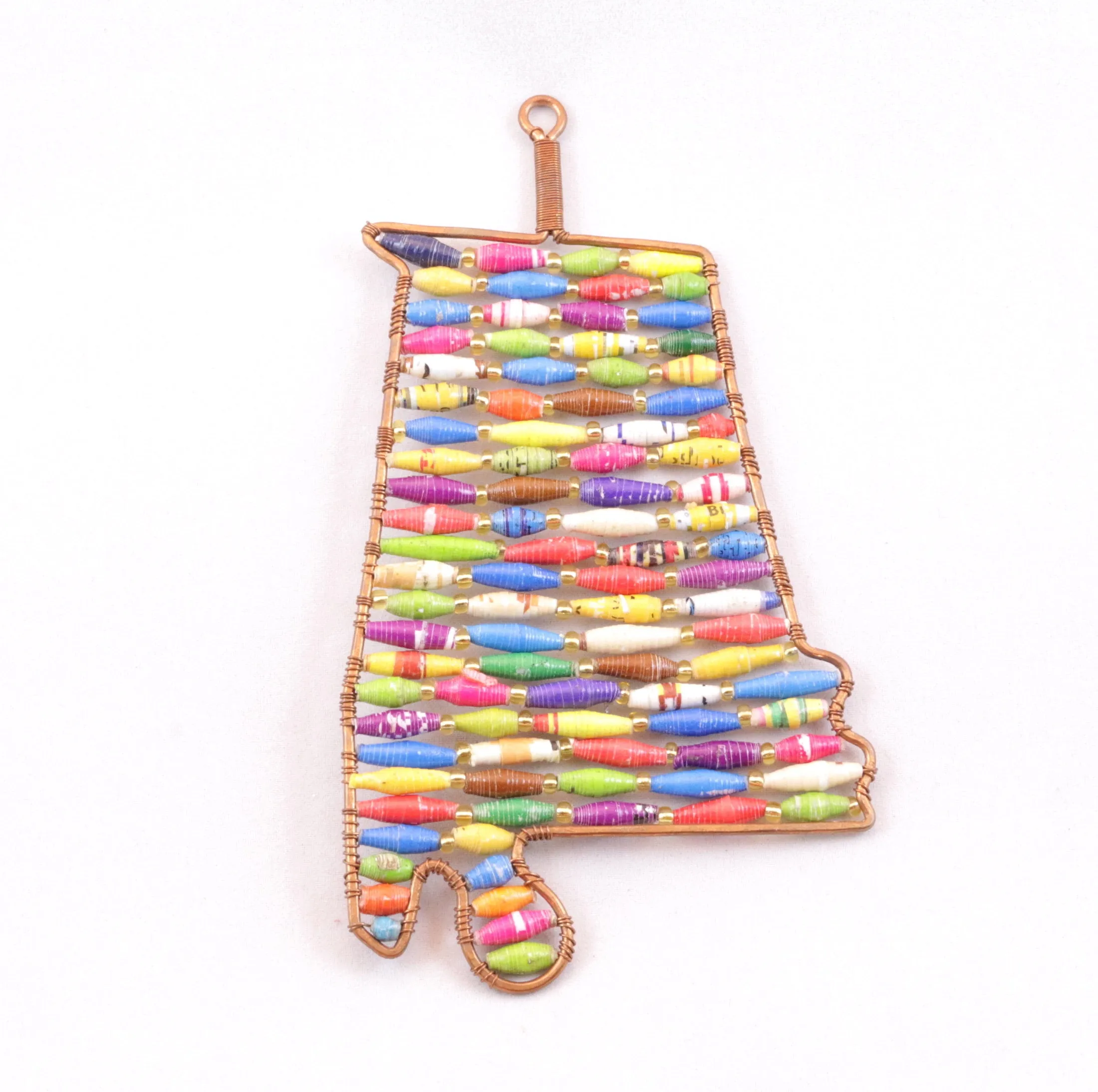 Paper Bead Ornament - States