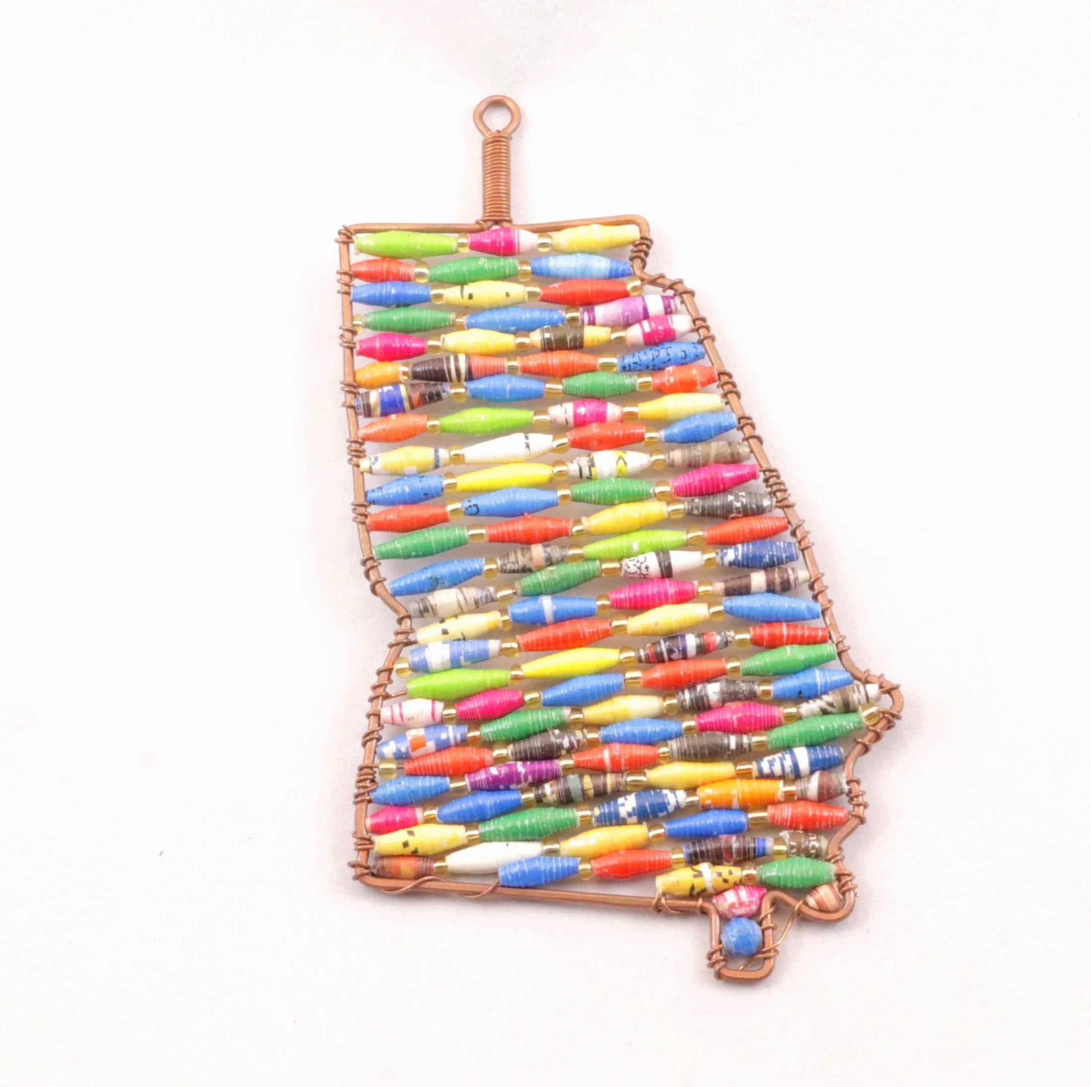 Paper Bead Ornament - States