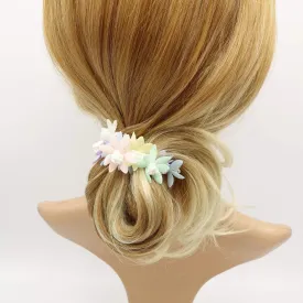 pastel flower petal scrunchies hair elastic scrunchies for women