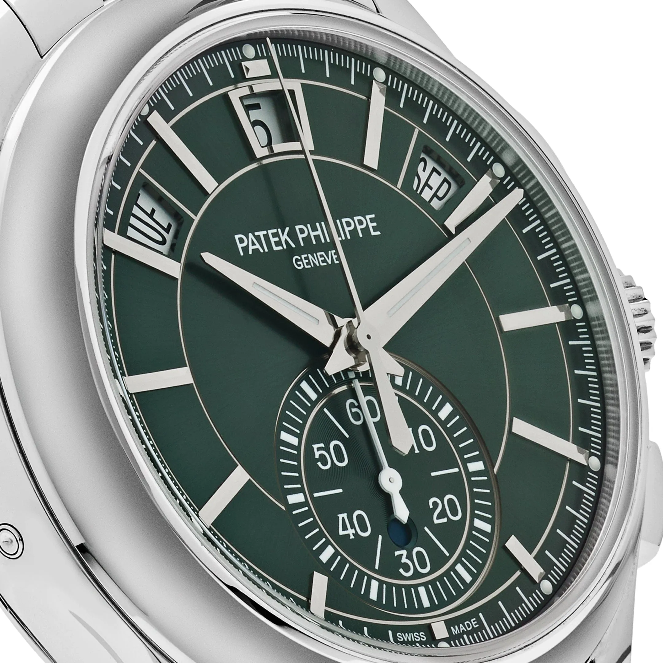 Patek Philippe Complications 5905/1A-001 Annual Calendar Flyback Chronograph Green Dial