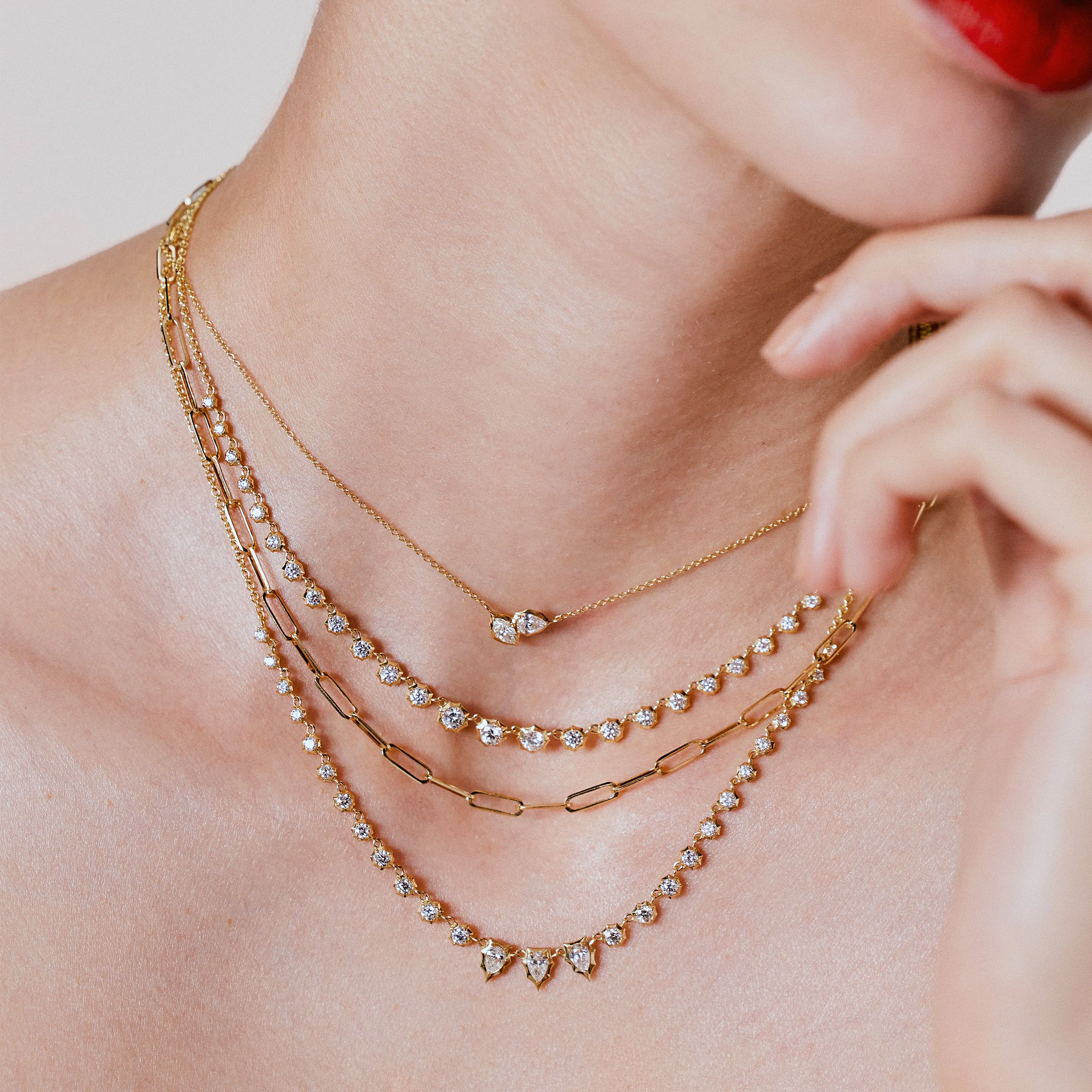 Poppy Two-Stone Pendant