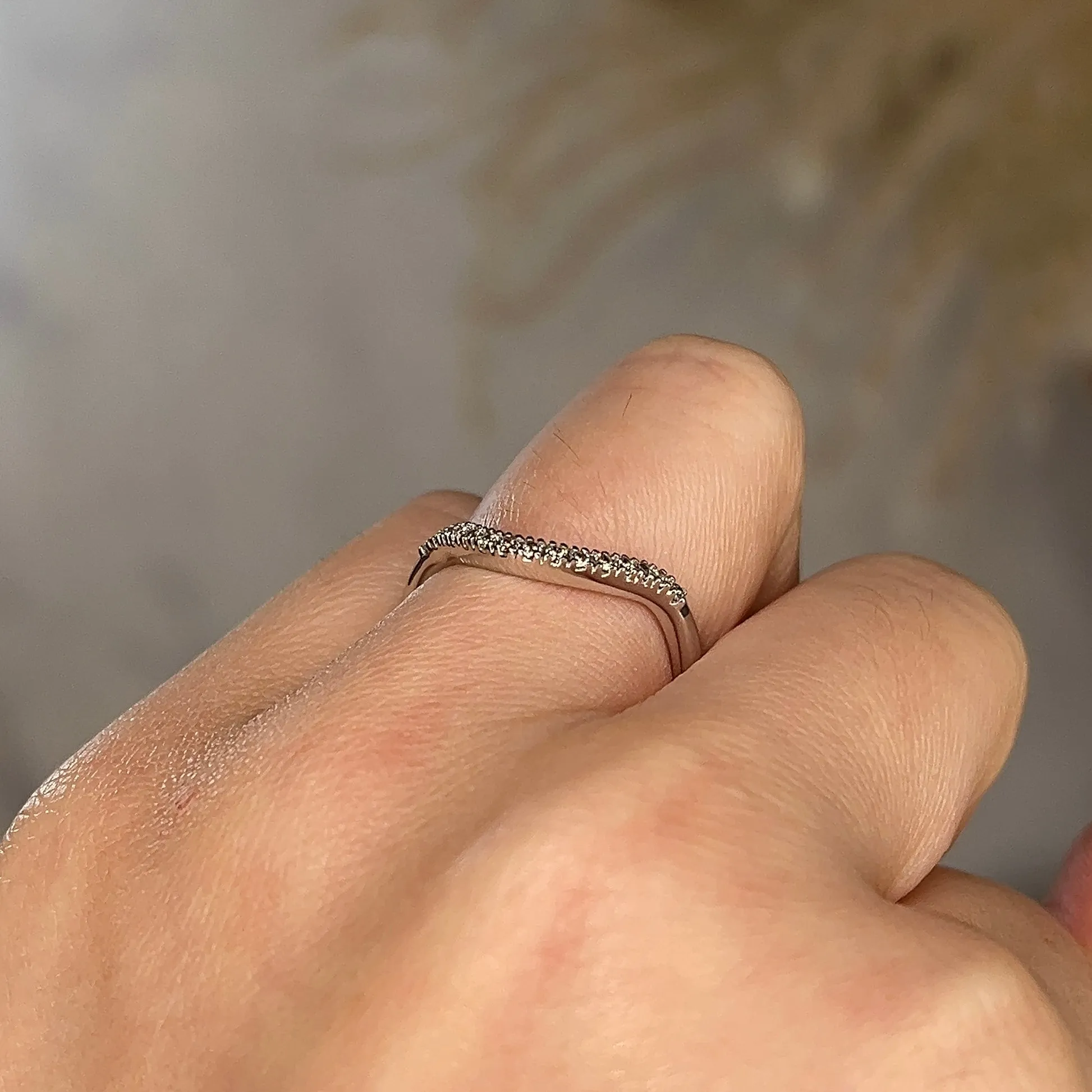 "Leia" Micro Set 0.20ct Diamond Shaped Eternity Ring ET21