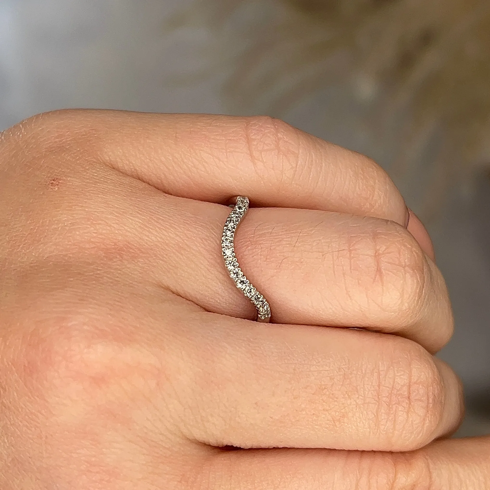 "Leia" Micro Set 0.20ct Diamond Shaped Eternity Ring ET21