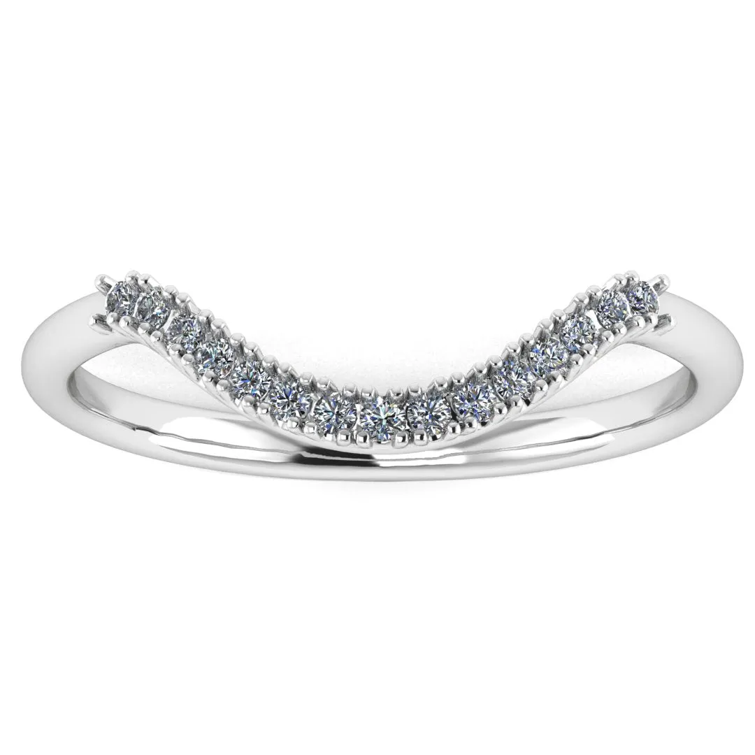 "Leia" Micro Set 0.20ct Diamond Shaped Eternity Ring ET21