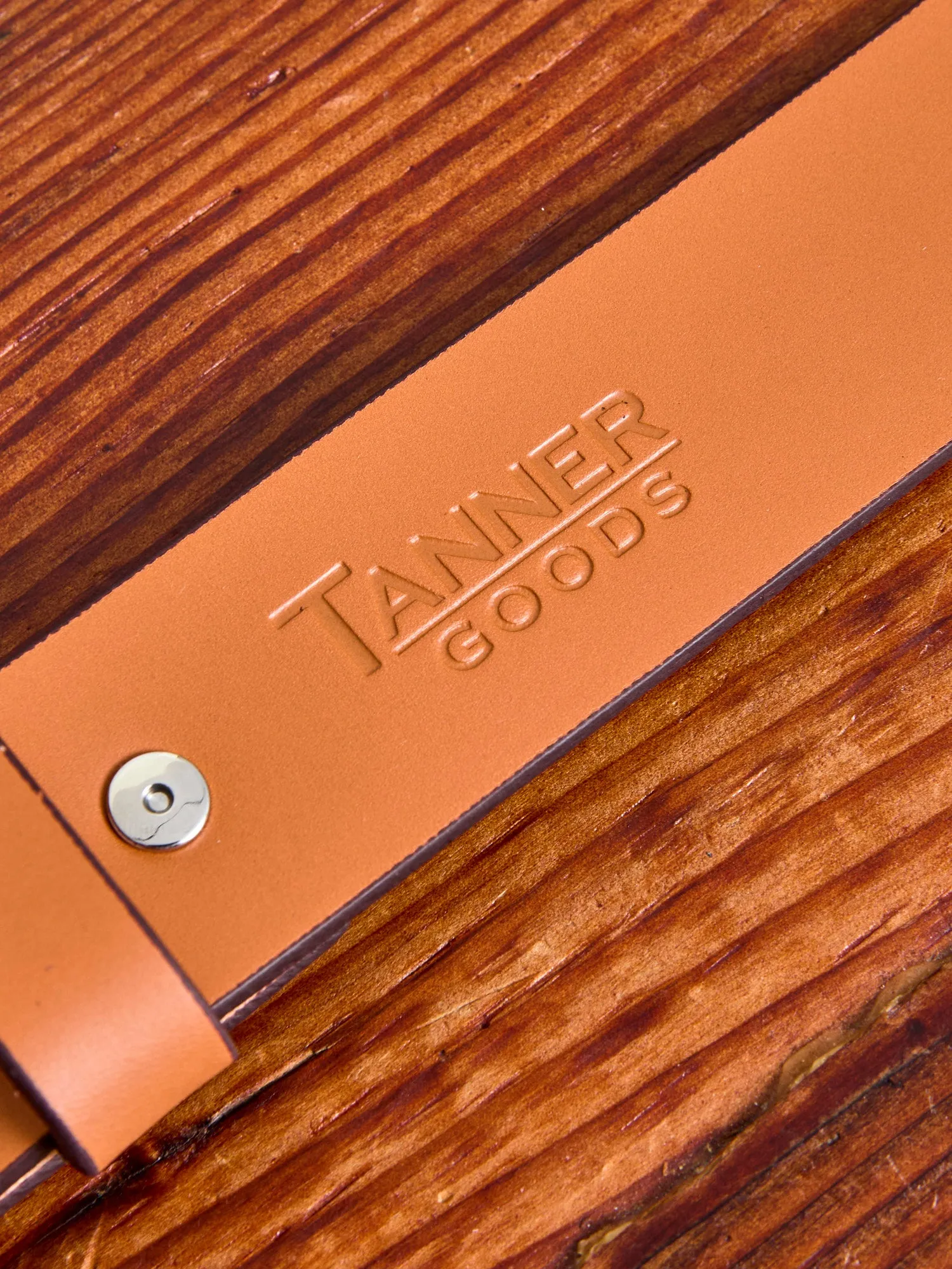 "Standard" 11oz Leather Belt in Saddle Tan