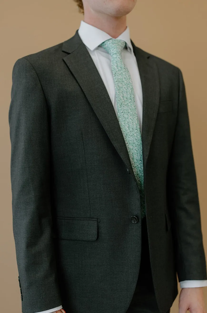 R&B Lt. Green w/ Small White Flowers