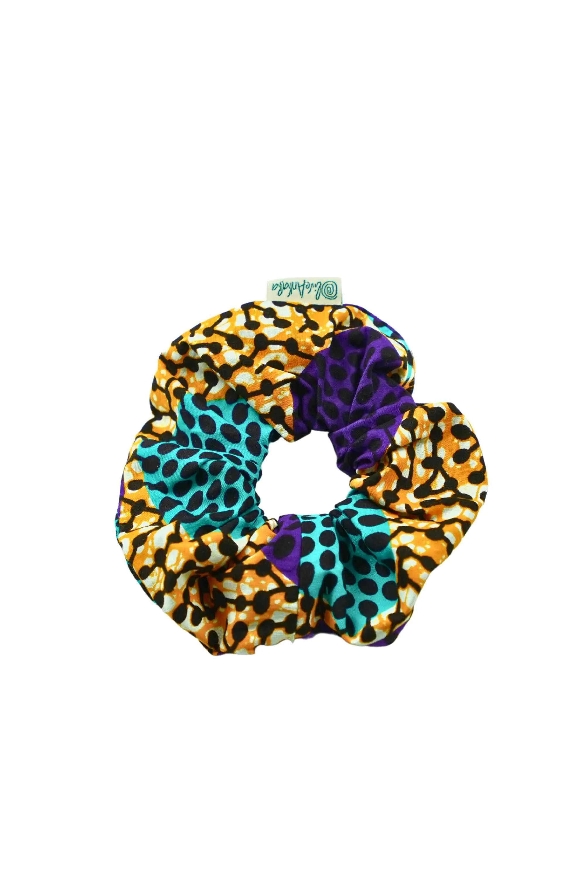 Scrunchie African Ankara Wax Cotton Print - 226